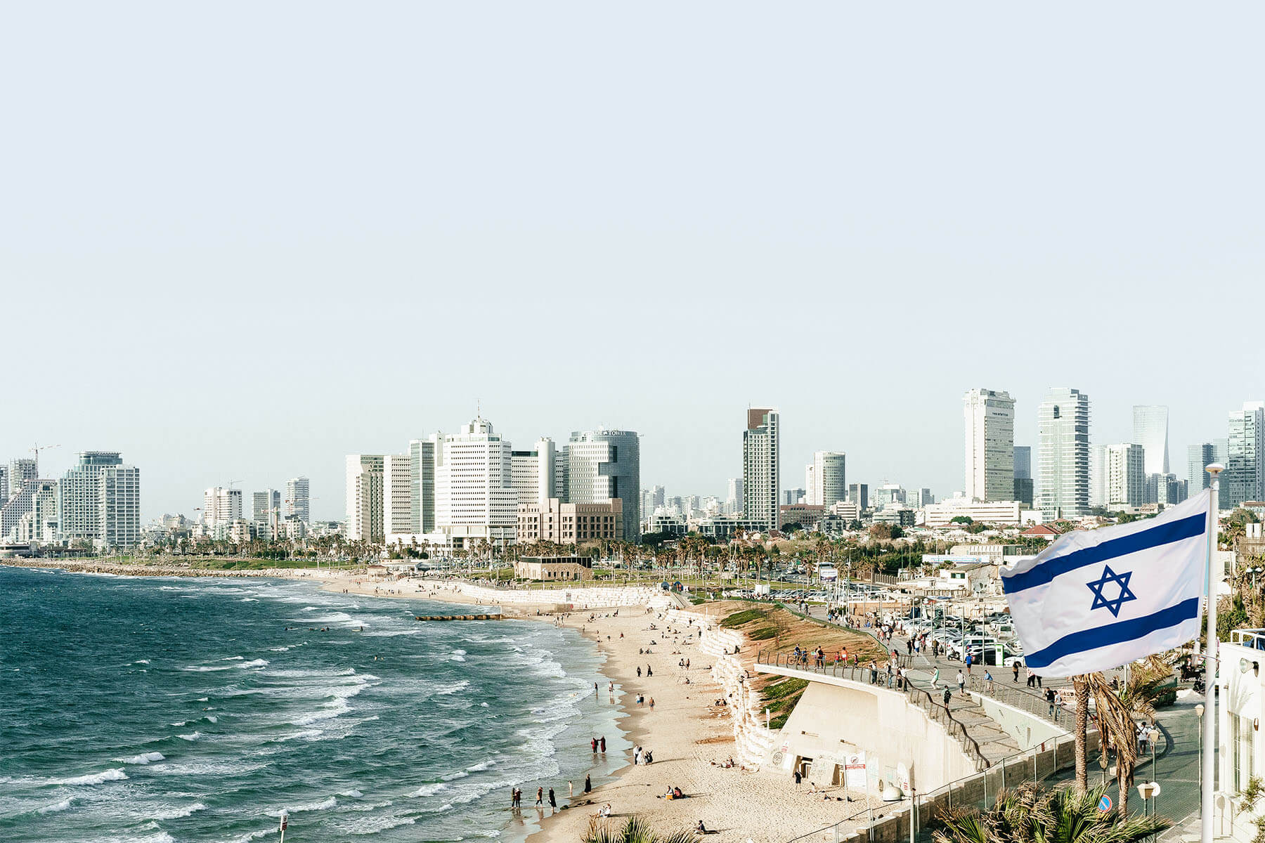 Israel Beach Front View